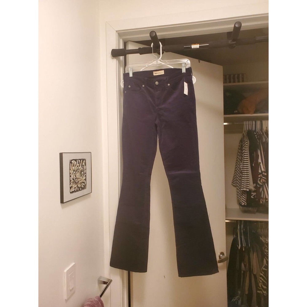GAP 1969 BABY BOOT VELVET FEEL DARK BLUE- 27L TALL- EXTRA LONG! NWT!